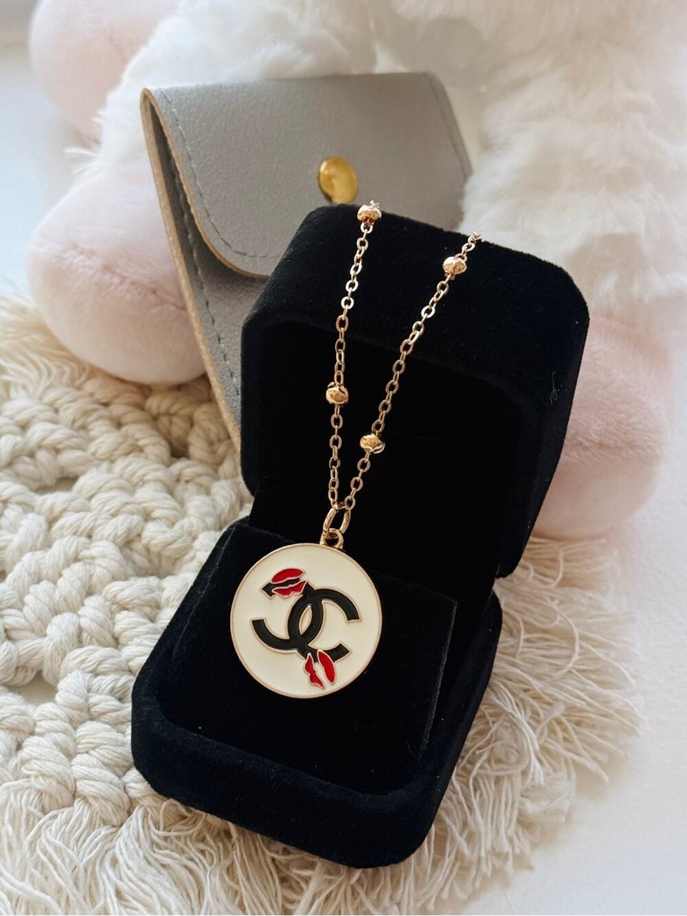 ✨ Vintage ONLY 1! CHANELGraphic Upcycled Necklace: BOGO Sale! ✨